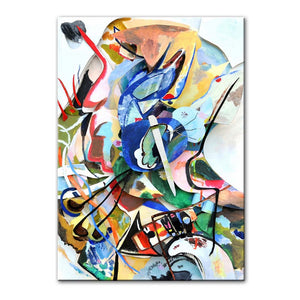 "Picture with white border" by Wassily Kandinsky
