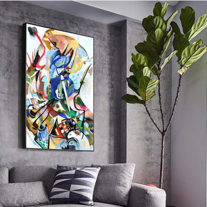 "Picture with white border" by Wassily Kandinsky