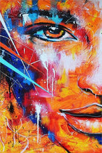 Charger l&#39;image dans la galerie, Vibrant Abstract Half Face Art
