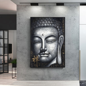 Vintage Sliver Blessing Buddha Buddha