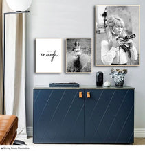Load image into Gallery viewer, Black and White Retro Fashion Movie Decor
