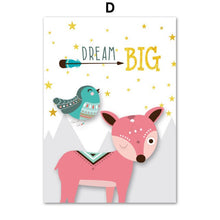 Load image into Gallery viewer, Adventurous Animal Kid Room Art
