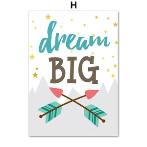 Adventurous Animal Kid Room Art
