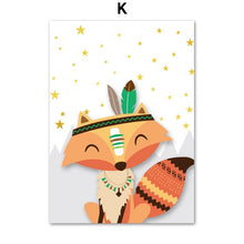 Load image into Gallery viewer, Adventurous Animal Kid Room Art

