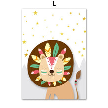 Load image into Gallery viewer, Adventurous Animal Kid Room Art
