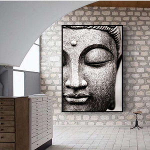 Buddha Statue Modern Wall Art