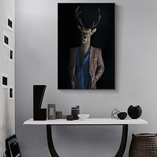 Load image into Gallery viewer, The Deer Gentleman Modern Art
