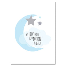 Load image into Gallery viewer, Baby Personalized Birth Nursery Art
