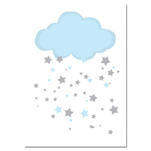 Baby Personalized Birth Nursery Art