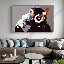 Charger l&#39;image dans la galerie, DJ Thinking Monkey by Banksy
