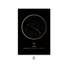 Load image into Gallery viewer, Constellation Zodiac Astronomy Wall Print
