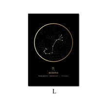 Load image into Gallery viewer, Constellation Zodiac Astronomy Wall Print
