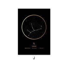 Load image into Gallery viewer, Constellation Zodiac Astronomy Wall Print
