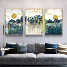 Charger l&#39;image dans la galerie, Abstract Geometric Mountain Get Away
