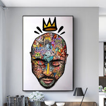Load image into Gallery viewer, King Tupac Graffiti Art
