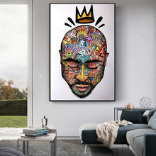 Load image into Gallery viewer, King Tupac Graffiti Art
