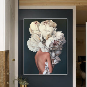 Elegant Flowers Head Portraits