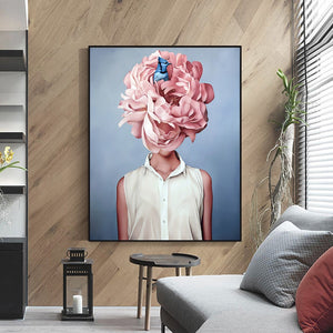 Elegant Flowers Head Portraits