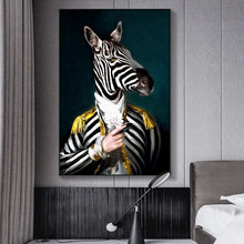 Load image into Gallery viewer, Abstract Gentlemen Zebra
