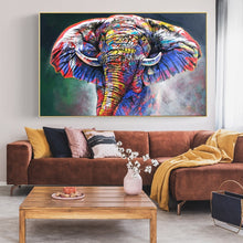 Load image into Gallery viewer, King Of Elephants Graffiti Art
