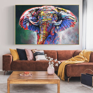 King Of Elephants Graffiti Art