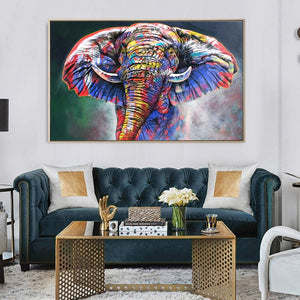 King Of Elephants Graffiti Art