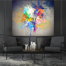 Charger l&#39;image dans la galerie, Creative Light Bulb Abstract Art
