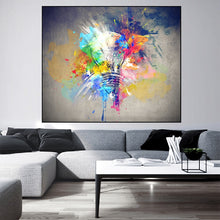 Charger l&#39;image dans la galerie, Creative Light Bulb Abstract Art
