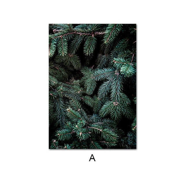 Nordic Foggy Forest Adventure Canvas Art