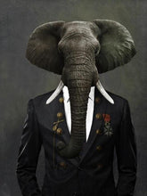 Load image into Gallery viewer, Modern Elephant Abstract Art
