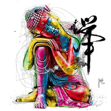 Load image into Gallery viewer, Colourful Buddha Meditation Wall Art
