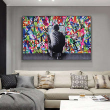 Load image into Gallery viewer, Behind The Shield Graffiti Art
