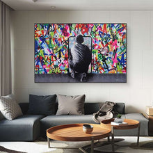 Load image into Gallery viewer, Behind The Shield Graffiti Art
