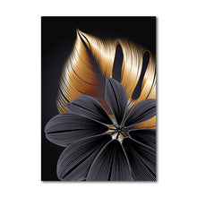 Load image into Gallery viewer, Black Golden Plant Leaf
