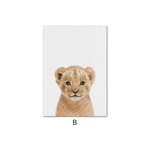 Cute Baby Animal Nursery Decor