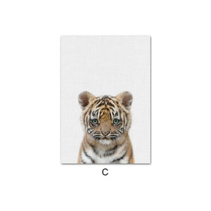 Cute Baby Animal Nursery Decor