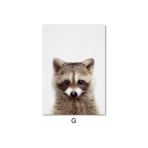 Cute Baby Animal Nursery Decor