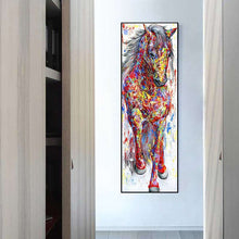 Charger l&#39;image dans la galerie, Abstract Standing Horse Painting
