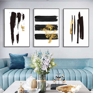 Brushstroke Painting Abstract Wall Art