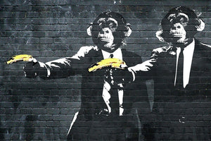 Banksy Monkey Banana