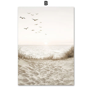 Beach Sand Dunes Landscape Art