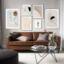 Charger l&#39;image dans la galerie, Abstract Minimalist Line Drawing
