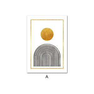 Abstract Minimalist Line Drawing