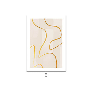 Abstract Minimalist Line Drawing