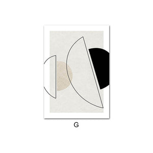 Abstract Minimalist Line Drawing