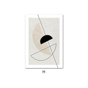 Abstract Minimalist Line Drawing