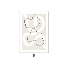 Charger l&#39;image dans la galerie, Abstract Body Shape Line Art
