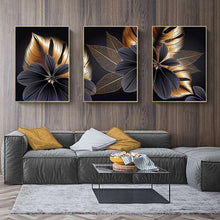 Load image into Gallery viewer, Black Golden Plant Leaf
