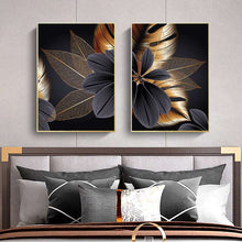 Load image into Gallery viewer, Black Golden Plant Leaf
