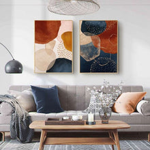 Charger l&#39;image dans la galerie, Abstract Geometry Canvas Art Print
